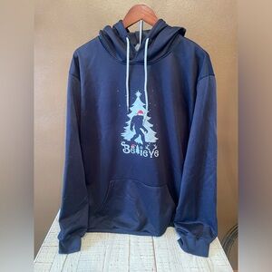 Men's Navy Bigfoot Believe Hoodie